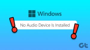 رفع خطای عدم نصب دستگاه صوتی در ویندوز 11