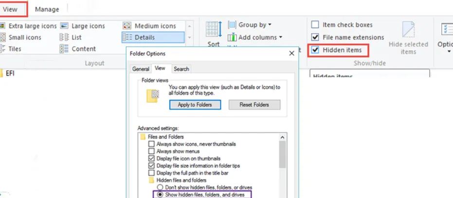 مخفی کردن فایل ها و پوشه ها در کامپيوتر