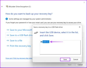 رمزگذاری با استفاده از BitLocker