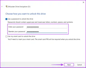 رمزگذاری با استفاده از BitLocker