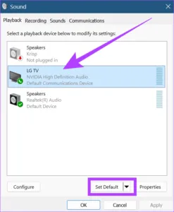 مشکل کارنکردن صدای HDMI