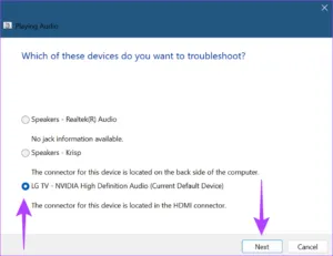 مشکل کارنکردن صدای HDMI