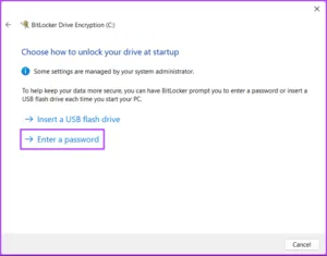 رمزگذاری با استفاده از BitLocker