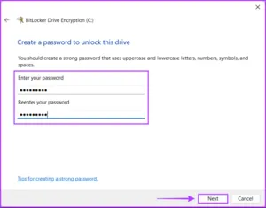رمزگذاری با استفاده از BitLocker