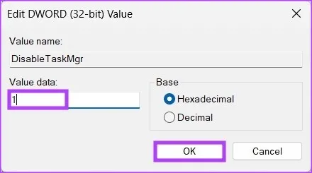 غیرفعال کردن Task Manager