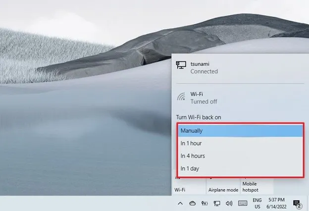 استفاده از منوی کشویی