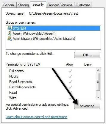 Cannot Delete Folder Advanced