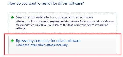 Update Driver Software