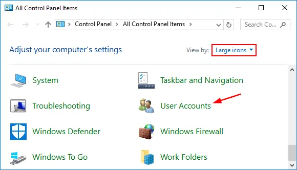 حذف رمز عبور Administrator در ویندوز 10