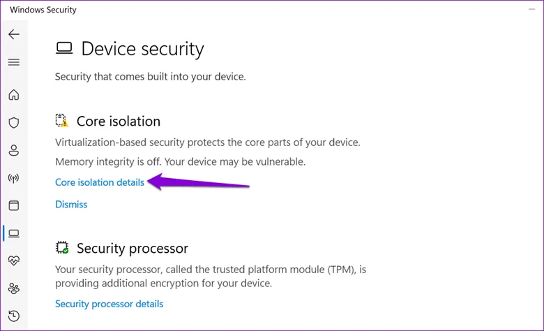 Core Isolation details