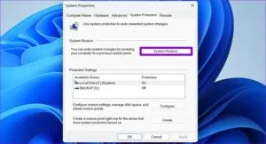 System Restore