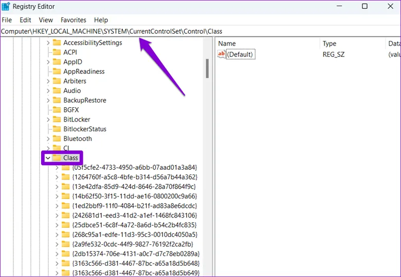 کلید Class A driver cannot load