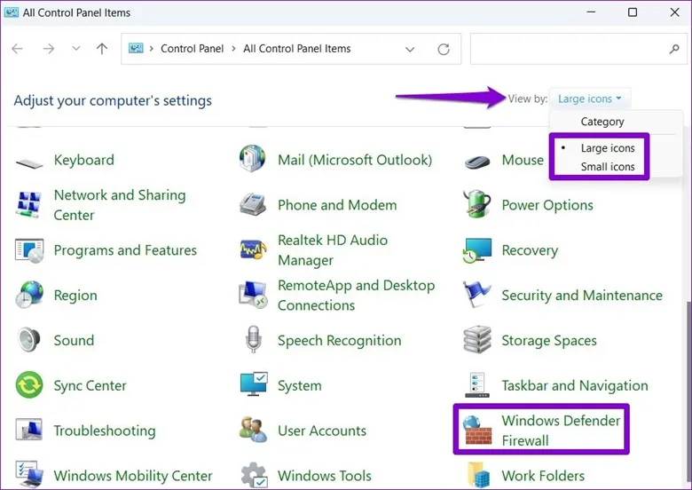 Windows Defender Firewall