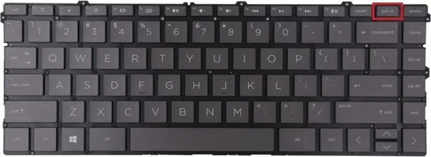 گرفتن اسکرین شات از طریق کلید چاپ صفحه