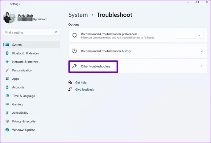 Other troubleshooters