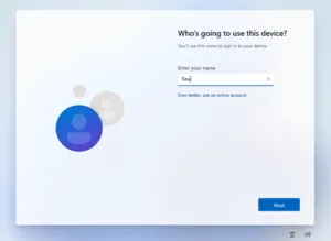حساب محلی آفلاین نصب ویندوز 11 بدون Secure Boot و TPM 2.0