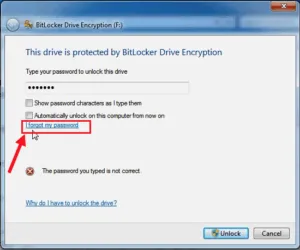 I forget my password