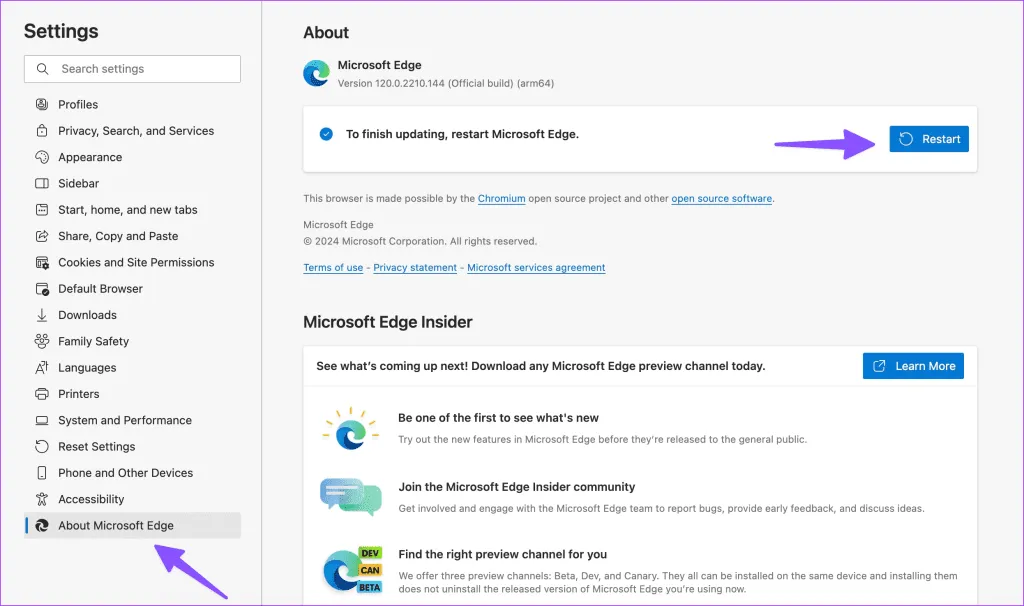 مرورگر خود را بهروزرسانی کنید