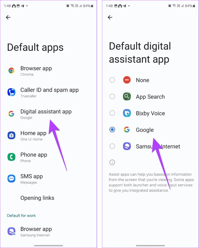 Google App را به دستیار پیش فرض خود تبدیل کنید